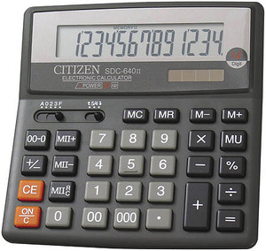 Калькулятор CITIZEN SDC-640II  14разр ОРИГИНАЛ - канцтовары в Минске